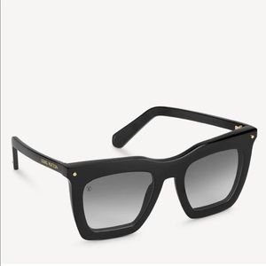 Louis Vuitton black La Grande Belleza sunglasses